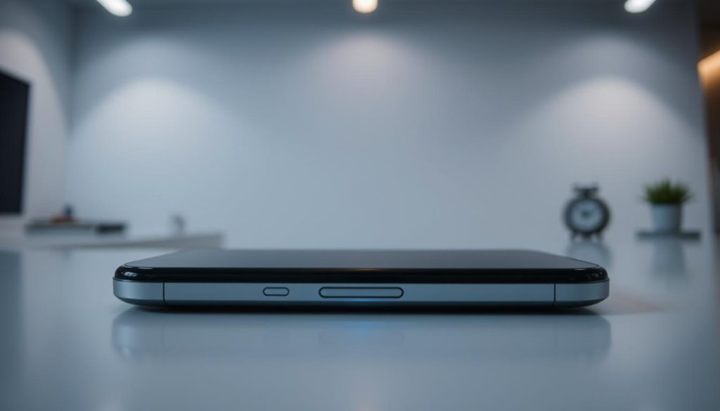 A closeup view of a digital device's restart process, captured in a well-lit, high-contrast scene. The foreground shows the device's power button being pressed, with soft blue indicator lights slowly dimming and then reigniting as the system reboots. The middle ground reveals the device's sleek, minimalist exterior, perhaps a smartphone or smart speaker, set against a plain backdrop with subtle hints of a modern, technology-driven environment. The background maintains a sense of depth and atmosphere, with indirect lighting casting gentle shadows and creating a sense of depth and dimension. The overall mood is one of focus, clarity, and the methodical steps involved in troubleshooting a responsive digital assistant.