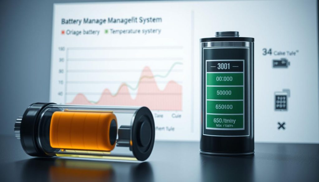 A detailed technical illustration of smartphone battery health factors, captured in high-resolution with a professional camera lens. In the foreground, a cross-section of a lithium-ion battery cell, highlighting its internal components and chemical reactions. In the middle ground, a graph charting battery capacity, temperature, and charge cycles over time. In the background, a schematic diagram of the battery management system, showcasing voltage, current, and power flow. The lighting is soft and diffused, creating depth and emphasizing the technical details. The overall mood is informative and educational, conveying the complexities of maintaining optimal battery health.